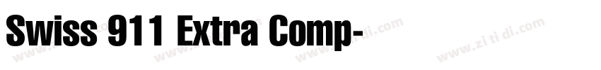 Swiss 911 Extra Comp字体转换 Swiss 911 Extra Comp字体转换